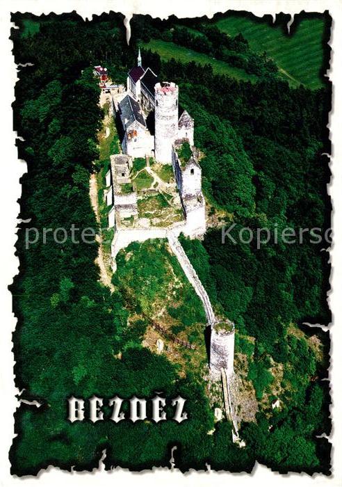 Bezdez Schloss Fliegeraufnahme