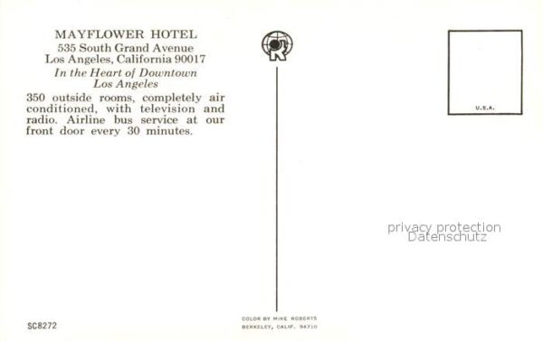Los Angeles California Mayflower Hotel – Bild 2