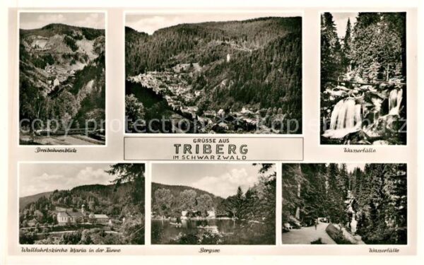 Triberg Schwarzwald Wasserfälle Wallfahrtskirche Bergsee Dr