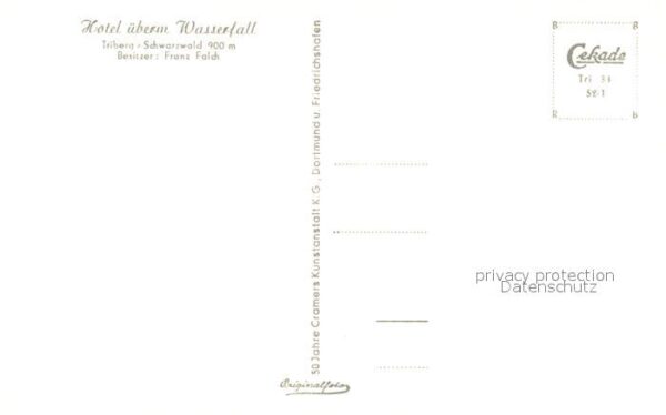 Triberg Schwarzwald Wasserfälle Wallfahrtskirche Bergsee Dr – Bild 2