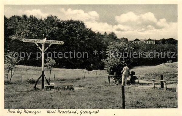 Beek Ubbergen Grenspaal