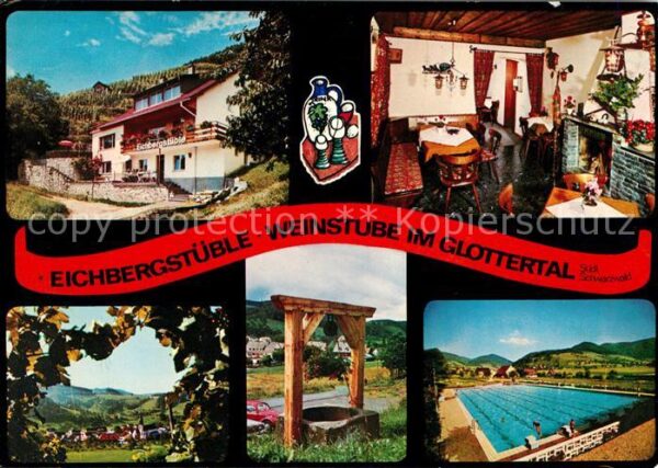 Glottertal Eichbergstüble Weinstube Freibad