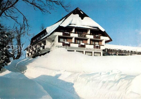 Breitnau Gasthaus Hotel Kreuz Familie E. Willman