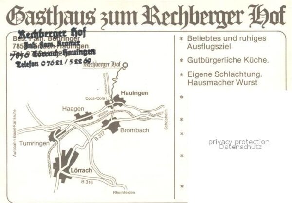 Hauingen Gasthaus zum Rechberger Hof – Bild 2