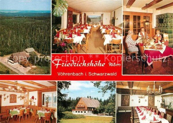 Voehrenbach Gasthaus Pension Friedrichshöhe