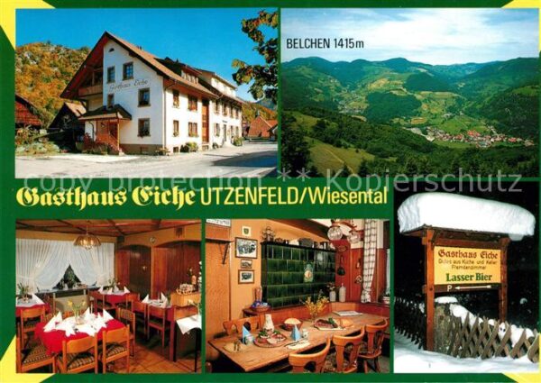 Utzenfeld Schwarzwald Gasthaus Eiche