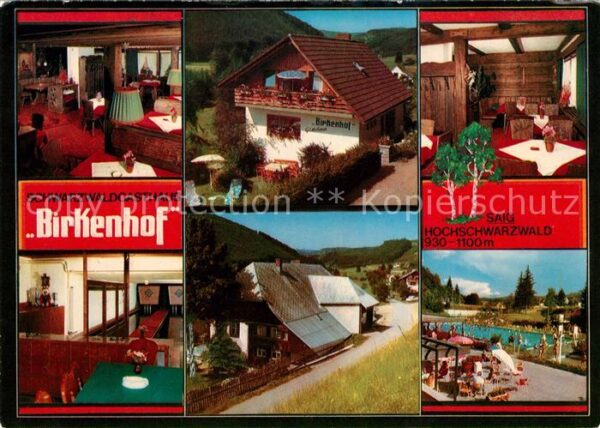 Saig Schwarzwald Gasthaus Birkenhof Freibad