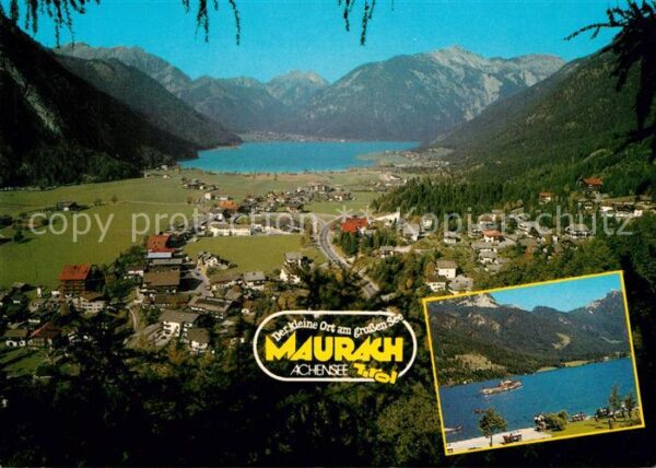 Maurach Achensee Fliegeraufnahme