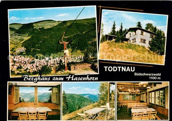 Todtnau Berghaus zum Hasenhorn Sessellift