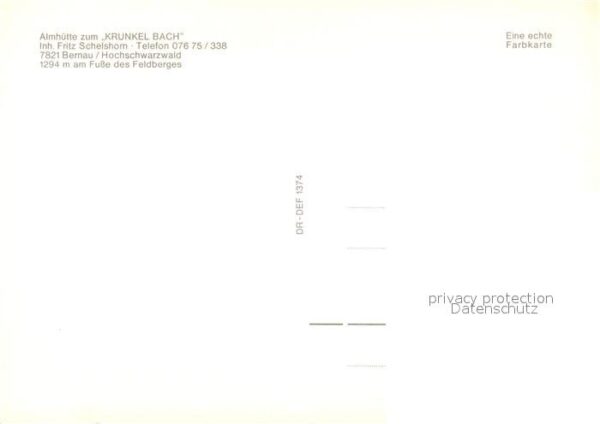 Bernau Schwarzwald Almhütte zum Krunkel Bach Kühe – Bild 2
