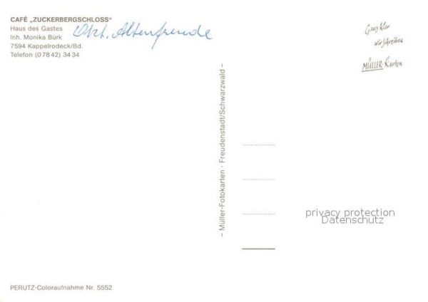 Kappelrodeck Cafe Zuckerbergschloss – Bild 2