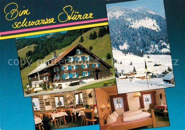 Balderschwang Bin schwarza Stürar Urlaub auf dem Baue