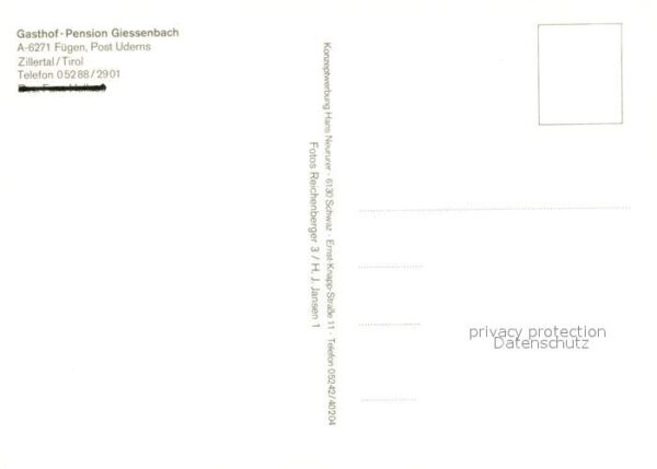 Fuegen Gasthaus Pension Giessenbach Eisenbahn – Bild 2
