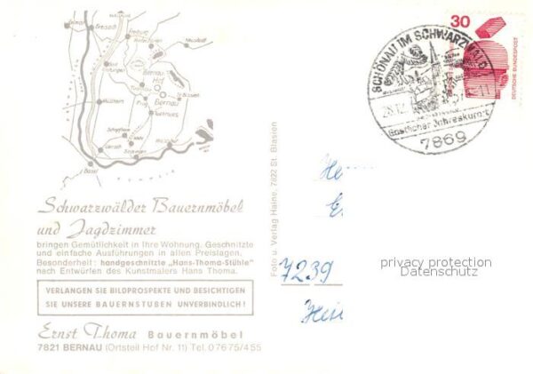 Bernau Schwarzwald Schwarzwälder Bauernmöbel Ernst Thoma u – Bild 2