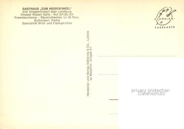 Droegennindorf Gasthaus zum Heidewinkel – Bild 2