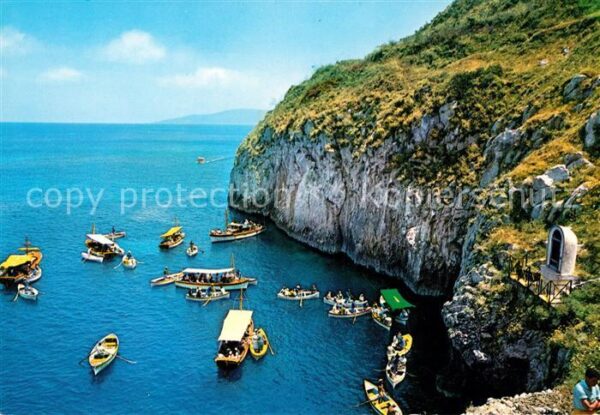 Capri Ingresso Grotta Azzurra Blaue Grotte