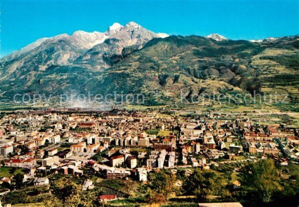 Aosta Fliegeraufnahme