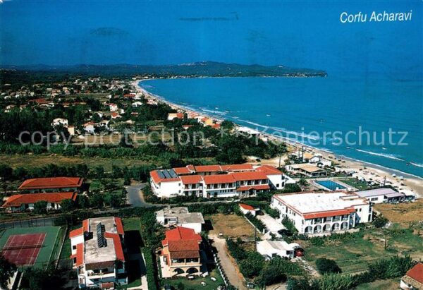 Corfu Korfu Fliegeraufnahme Acharavi