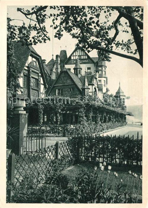 Assmannshausen Krone Historischer Gasthof