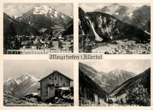 Mayrhofen Zillertal Grünberg Ahornspitze Gschösswandhütte G