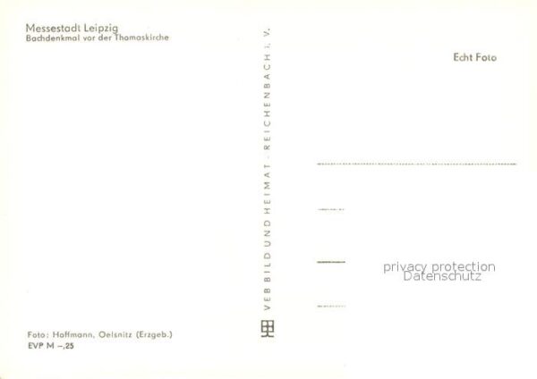 Leipzig Bachdenkmal vor der Thomaskirche – Bild 2