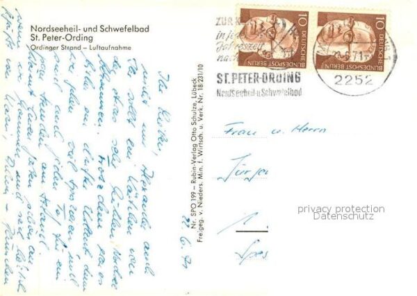 St Peter-Ording Ordinger Strand Fliegeraufnahme – Bild 2