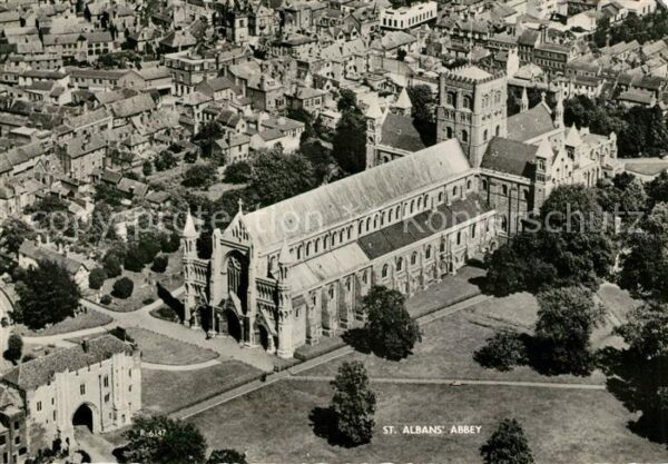 Hertfordshire St Albans Abbey Fliegeraufnahme
