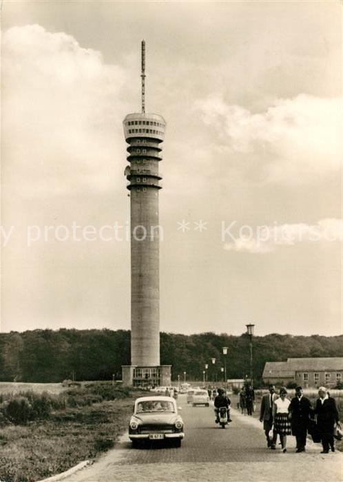 Schwerin Mecklenburg Fernsehturm mit Turmcafe