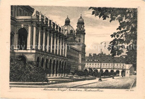 Muenchen Königl Residenz Festsaalbau