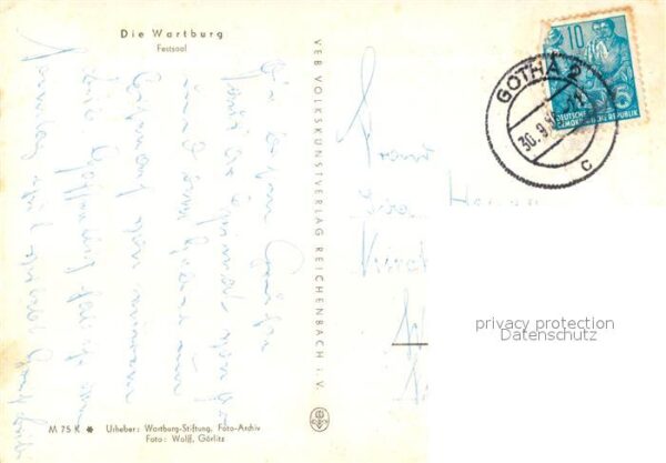 Eisenach Thueringen Die Wartburg Festsaal – Bild 2
