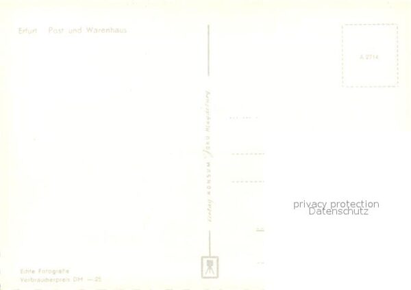 Erfurt Post und HO Warenhaus – Bild 2