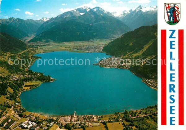 Salzburger Land Fliegeraufnahme Zellersee Hohen Tauern
