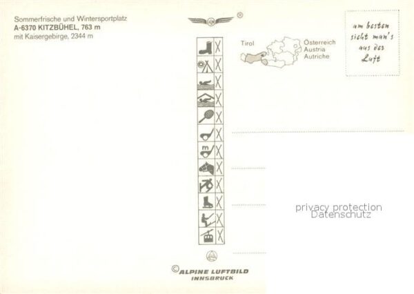 Kitzbuehel Tirol Fliegeraufnahme Kaisergebirge – Bild 2