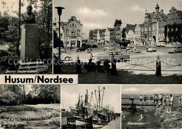 Husum Nordfriesland Storm Gedenkstein Badeleben
