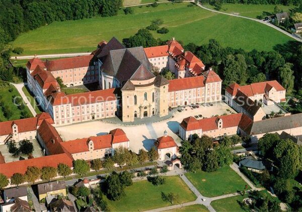 Wiblingen Fliegeraufnahme Benediktinerkloster