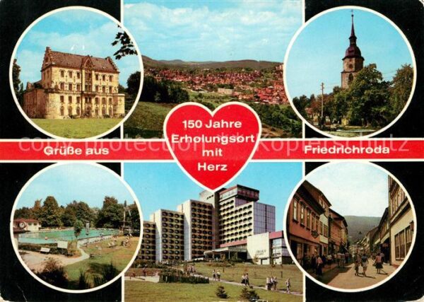 Friedrichroda Schloss Platz der Jungen Pioniere Schwi