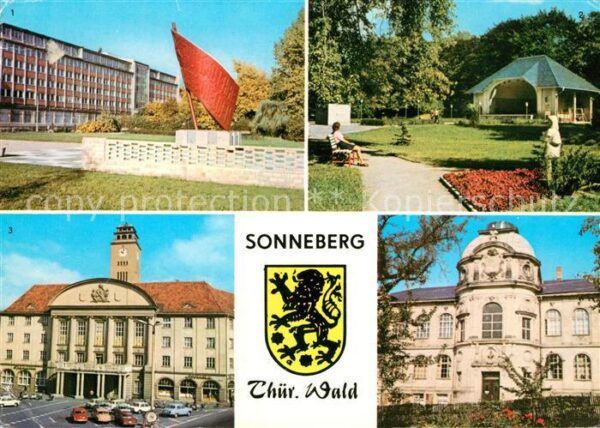 Sonneberg Thueringen Ehrenmal Karl Marx Straße Stadtpark Rat