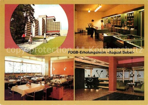 Friedrichroda FDGB Erholungsheim August Bebel Urlaube