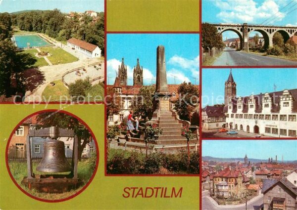 Stadtilm Bad Glocke Markt Viadukt Rathaus