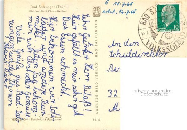 Salzungen Bad Kindersolbad Charlottenhall – Bild 2