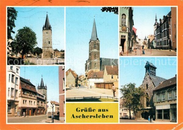 Aschersleben Johannesturm Markt