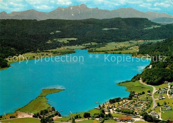 Keutschach See Fliegeraufnahme
