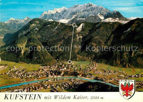 Kufstein Tirol Fliegeraufnahme Wildem Kaiser