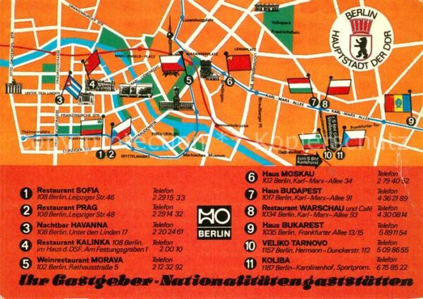 Berlin Nationalitätengaststätten