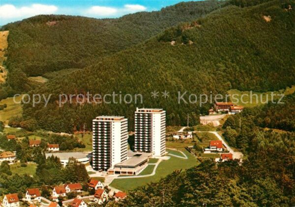 Bad Lauterberg Fliegeraufnahme Apartment Kurhotel Pano