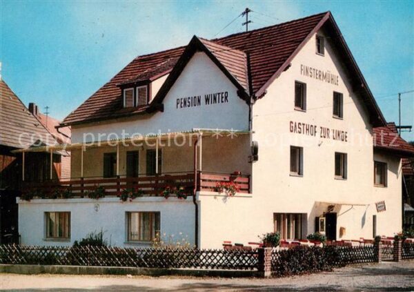 Finstermuehle Pegnitz Gasthof zur Linde Pension Winter