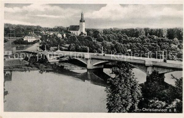 Christianstadt Blick nach Naumburg am Bober Rose Kirch