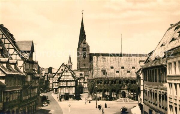 Quedlinburg Markt Kirche Altstadt