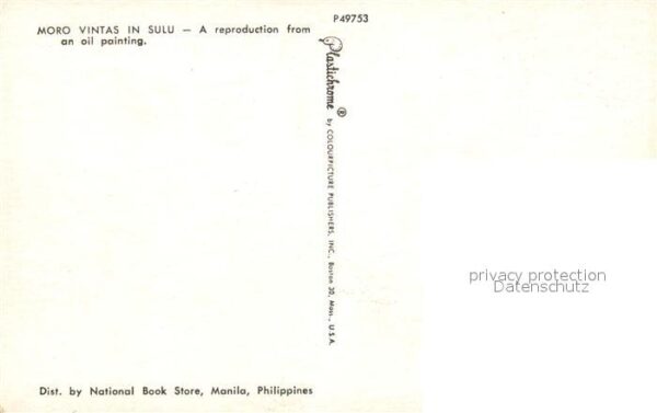 Philippinen Moro Vintas in Sulu – Bild 2