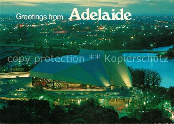 Adelaide Festival Theatre by night